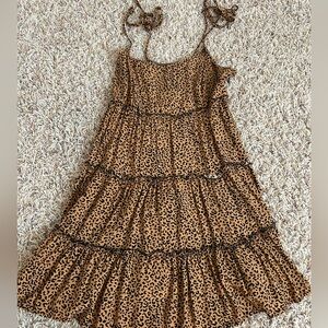 Cheetah Print Dress